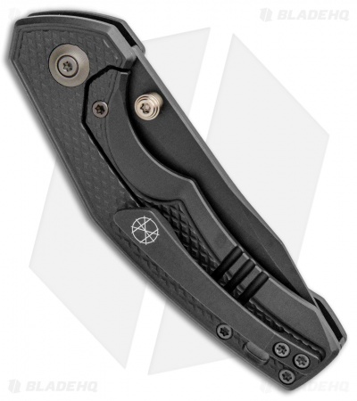 WE Knife Co. Degnan Gnar Frame Lock Knife Black Ti (2.78" Black SW) 917B