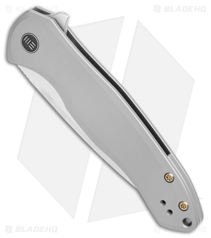 WE Knife Co. Kitefin Frame Lock Knife Gray Ti (3.24" Satin) 2001H