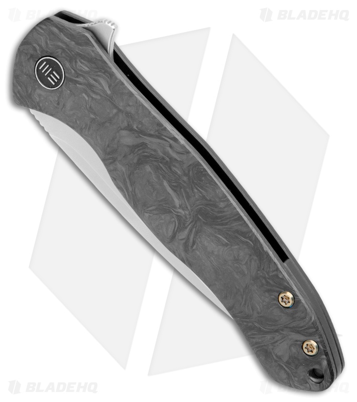 WE Knife Co. Kitefin Frame Lock Knife Marble CF (3.24" Bead Blast) 2001A