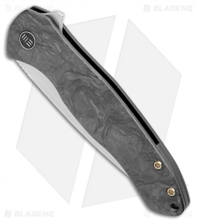 WE Knife Co. Kitefin Frame Lock Knife Marble CF (3.24" Bead Blast) 2001A