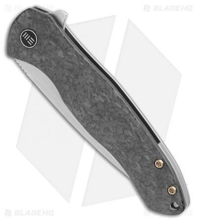 WE Knife Co. Kitefin Frame Lock Knife Shredded CF (3.24" Bead Blast) 2001B