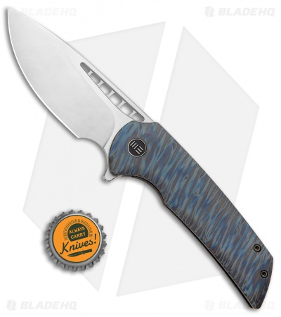 WE Knife Co. Ferrum Forge FFKW Malice Flipper Knife Flamed Ti (3.4" Satin) 911B