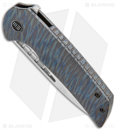 WE Knife Co. Ferrum Forge FFKW Malice Flipper Knife Flamed Ti (3.4" Satin) 911B