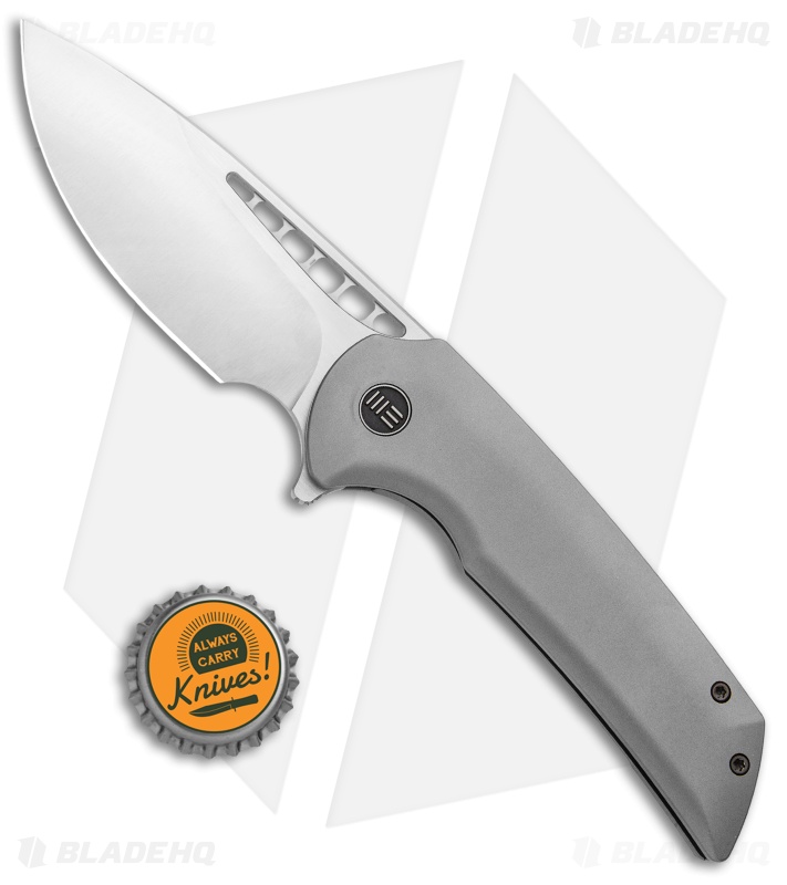 WE Knife Co. Ferrum Forge FFKW Malice Flipper Knife Gray Ti (3.4" Satin)  911A