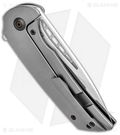 WE Knife Co. Ferrum Forge FFKW Malice Flipper Knife Gray Ti (3.4" Satin)  911A