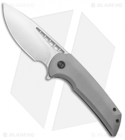 WE Knife Co. Ferrum Forge FFKW Malice Flipper Knife Gray Ti (3.4" Satin)  911A