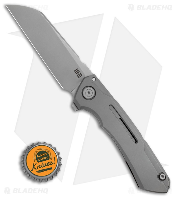 WE Knife Co. SNECX Mini Buster Flipper Knife Gray Titanium (3.5