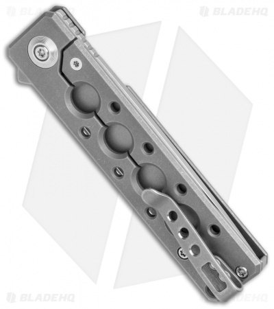 WE Knife Co. Zinker Miscreant 3.0 Frame Lock Knife Gray Ti. (3" Stonewash) 