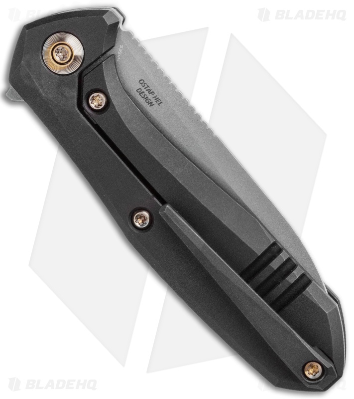 WE Knife Co. Mote Frame Lock Knife Black Titanium (2.6" BB/SW) 2005C
