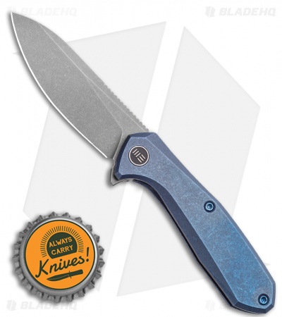 WE Knife Co. Mote Frame Lock Knife Blue Titanium (2.6" BB/SW) 2005B