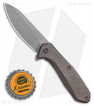 WE Knife Co. Mote Frame Lock Knife Bronze Titanium (2.6" BB/SW) 2005A