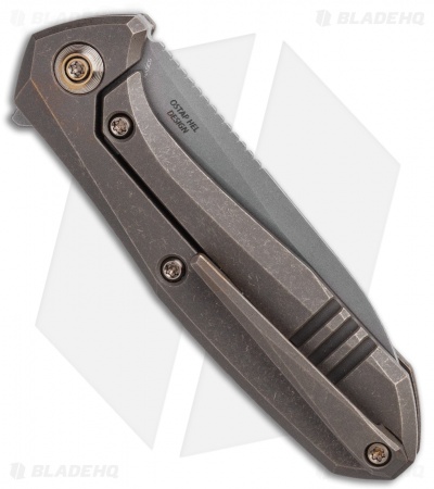 WE Knife Co. Mote Frame Lock Knife Bronze Titanium (2.6" BB/SW) 2005A