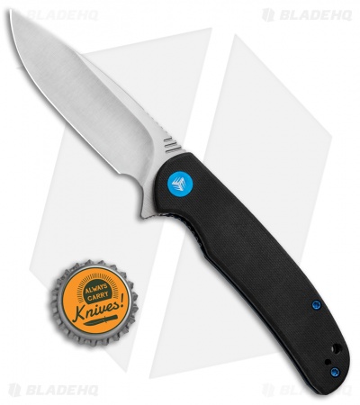 WE Knife Co. Practic Liner Lock Knife Black G-10 (3.3" Satin M390) 809C