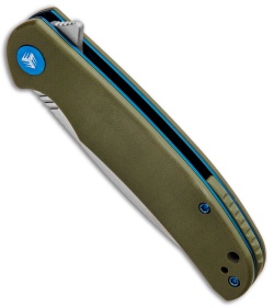 we knife co practic 809a od green g 10 liner lock knife blade hq