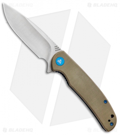 WE Knife Co. Practic Liner Lock Knife Tan G-10 (3.3" Satin M390) 809B