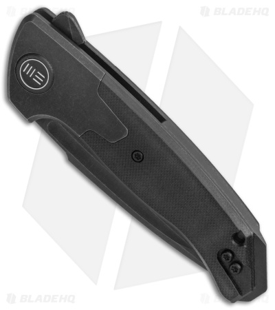 WE Knife Co. Press Check DP Black Ti /G-10 (3.17" Black SW) 20078B-1