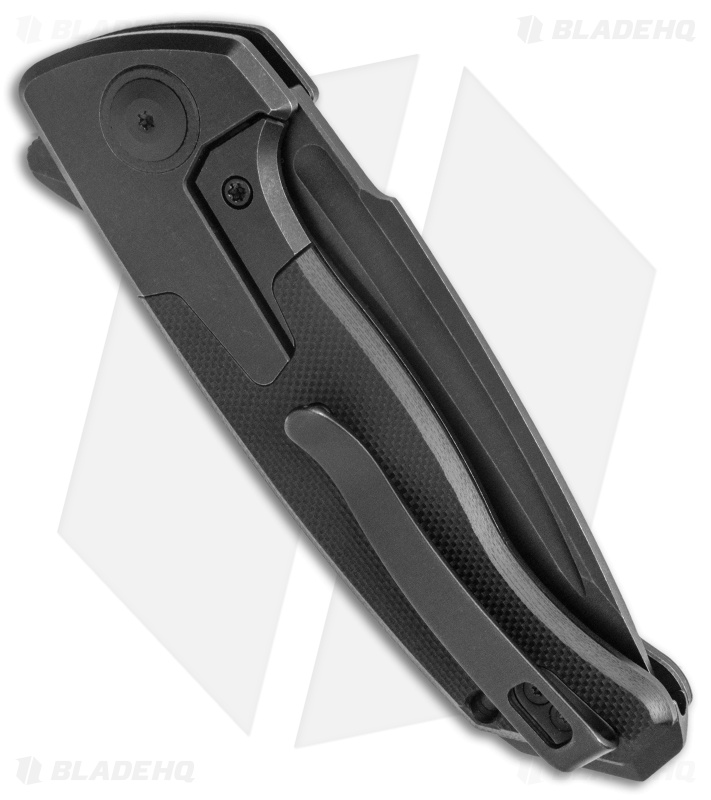 WE Knife Co. Press Check Knife Tanto Black Ti /G-10 (3.17" Black SW) 20078A-1