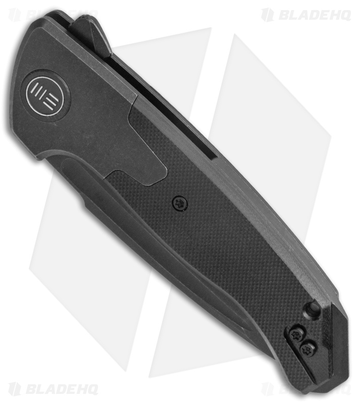 WE Knife Co. Press Check Knife Tanto Black Ti /G-10 (3.17" Black SW) 20078A-1