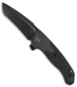 WE Knife Co. Press Check Knife Tanto Black Ti /G-10 (3.17" Black SW) 20078A-1