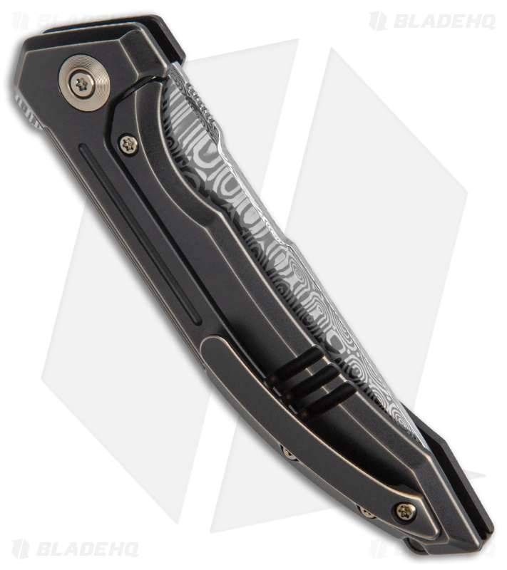 WE Knife Co. Quixotic Frame Lock Bronze/Black Ti (3.45" Damascus) WE21016-DS1