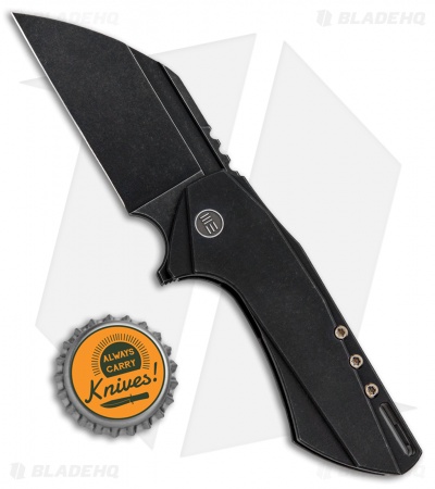 WE Knife Co. Roxi Frame Lock Knife Black Ti (2.6" Black Stonewash) 820B