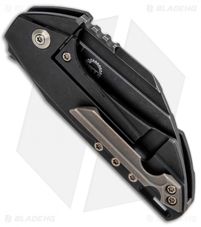 WE Knife Co. Roxi Frame Lock Knife Black Ti (2.6" Black Stonewash) 820B
