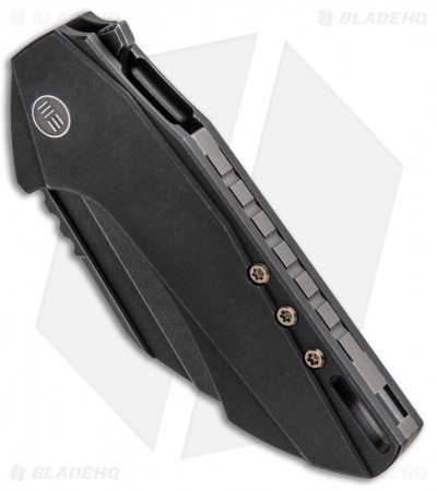 WE Knife Co. Roxi Frame Lock Knife Black Ti (2.6" Black Stonewash) 820B