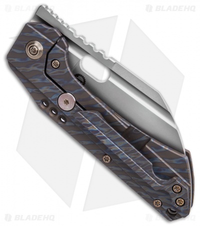 WE Knife Co. Roxi 3 Frame Lock Knife Tiger Stripe  Titanium (3.14" Stonewash)