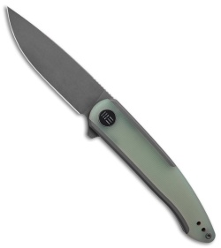 WE Knife Co. Smooth Sentinel Frame Lock Knife Gray Titanium/Natural G-10 (3" SW)