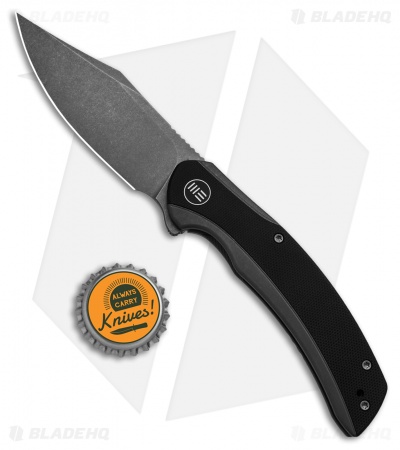 WE Knife Co. Snick Frame Lock Knife Gray Ti/Black G-10 (3.5" Stonewash)