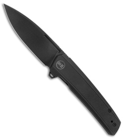 WE Knife Co. Speedster Frame Lock Knife Black Titanium (3.5" Black SW) 21021B-2