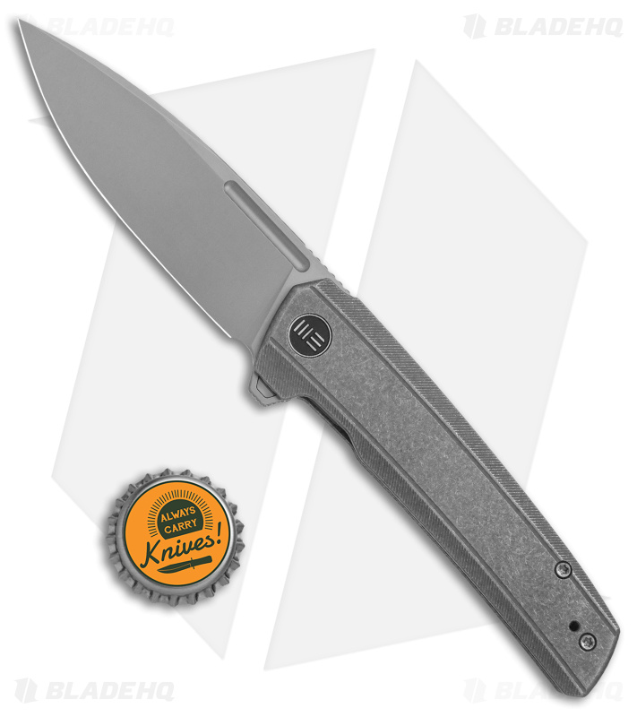 WE Knife Co. Speedster Frame Lock Knife Gray Titanium (3.5" BB) 21021B-1