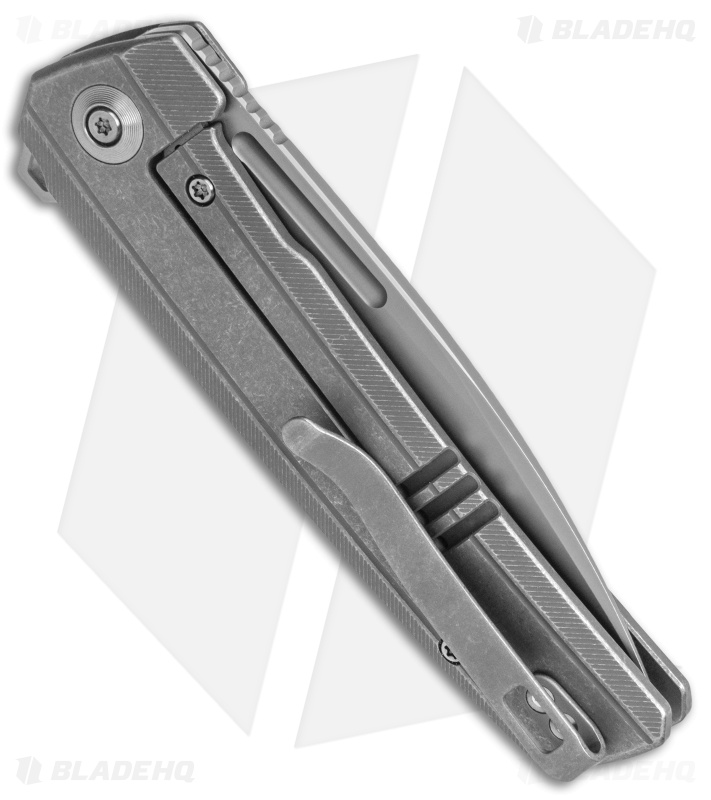 WE Knife Co. Speedster Frame Lock Knife Gray Titanium (3.5" BB) 21021B-1