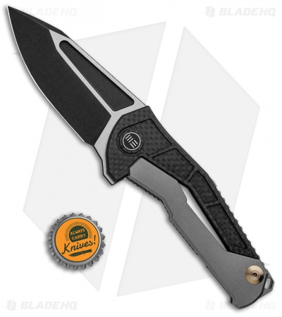 WE Knife Co. Willumsen Sugga Frame Lock Knife Ti/CF (3.5" Black) 915B