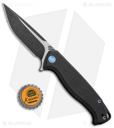 WE Knife Co. Streak Liner Lock Knife Black G-10 (3.4" Black Stonewash) 818C