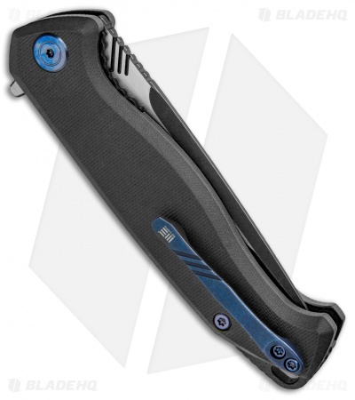 WE Knife Co. Streak Liner Lock Knife Black G-10 (3.4" Black Stonewash) 818C