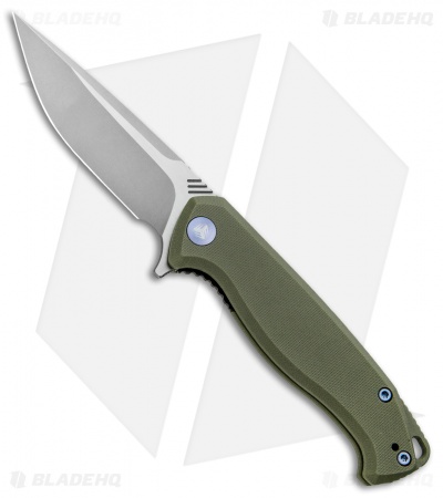 WE Knife Co. Streak Liner Lock Knife Green G-10 (3.4" Stonewash) 818E