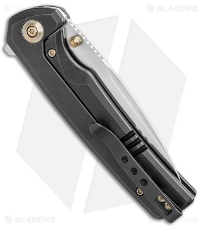 WE Knife Co. Subjugator Frame Lock Knife Black Titanium (3.5" Satin)