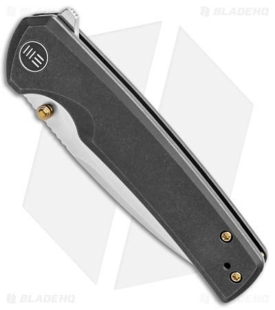 WE Knife Co. Subjugator Frame Lock Knife Black Titanium (3.5" Satin)
