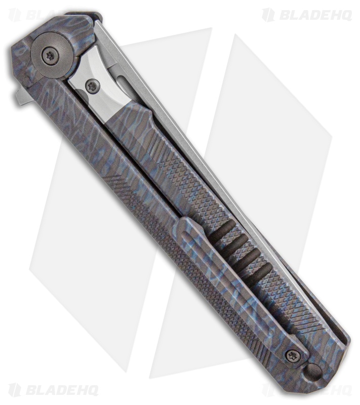 WE Knife Co. Syncro Integral Frame Lock Knife Flamed Ti (3.8" Stonewash) 909D