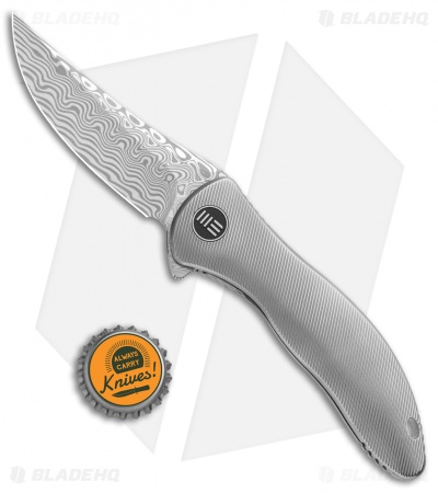 WE Knife Co. Synergy2 Integral Frame Lock  (3.5" Hakkapella Damasteel)