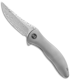 WE Knife Co. Synergy2 Integral Frame Lock  (3.5" Hakkapella Damasteel)