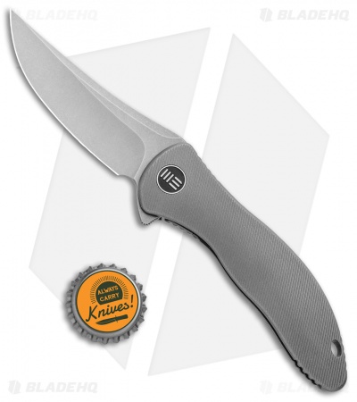 WE Knife Co. Synergy2 Trailing Point Integral Frame Lock Knife Ti (3.5" SW)