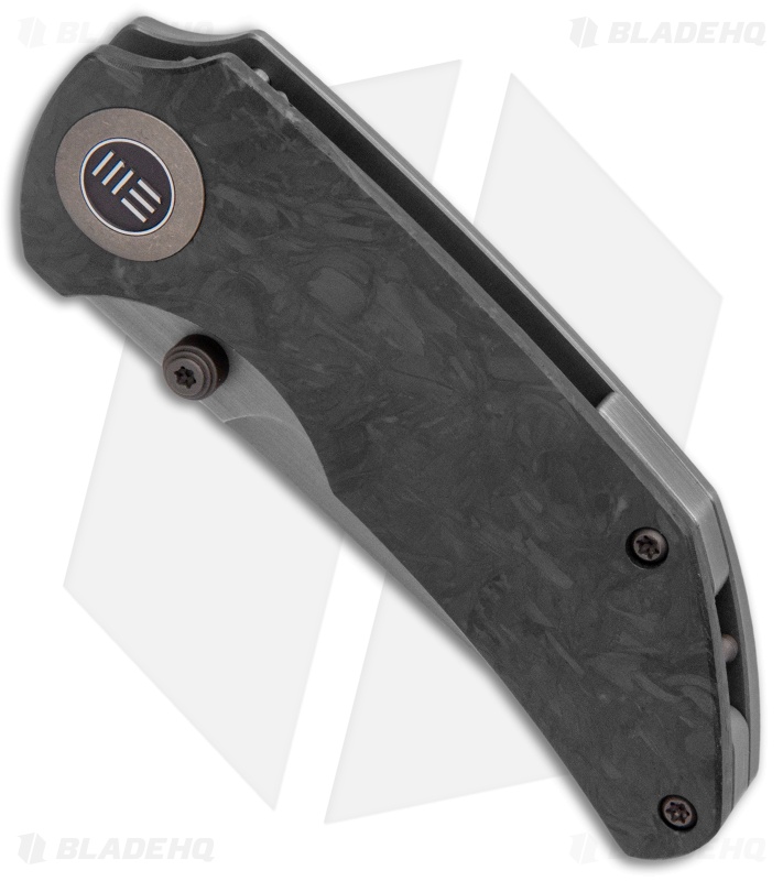 WE Knife Co. Thug Frame Lock Knife Carbon Fiber (2.6" Stonewash) 