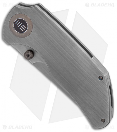 WE Knife Co. Thug Frame Lock Knife Gray Titanium (2.6" Stonewash) 
