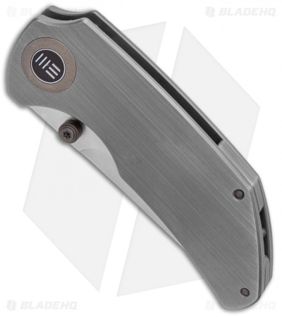 WE Knife Co. Thug Frame Lock Knife Gray Titanium (2.6" Satin) 