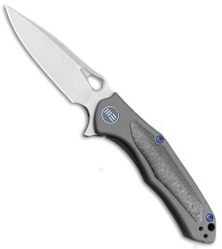 WE Knife Co. Vapor Frame Lock Knife Gray Ti/Carbon Fiber (2.95" SW) 804D