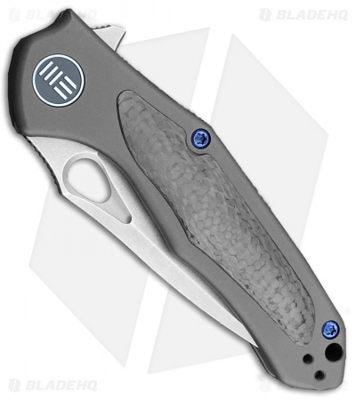 WE Knife Co. Vapor Frame Lock Knife Gray Ti/Carbon Fiber (2.95" SW) 804D