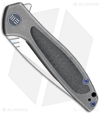WE Knife Co. Wisp Frame Lock Knife SW Ti/Carbon Fiber (3.2" Satin) 805F