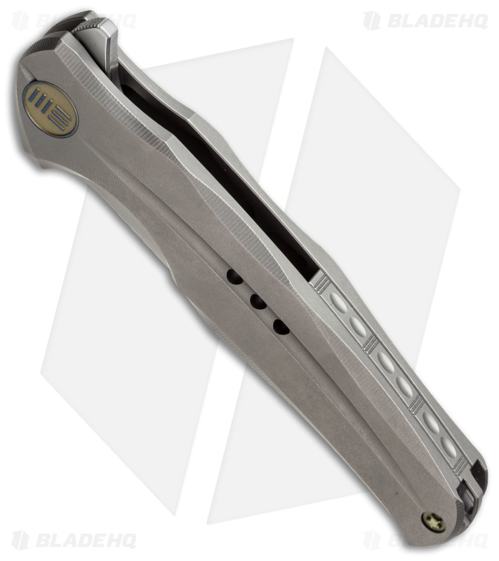 WE Knife Co. 601J Frame Lock Knife Gray Titanium (3.75" Satin) 